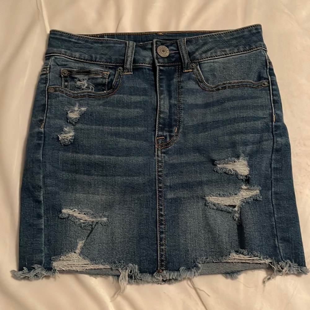 American Eagle jean skirt size 0 regular